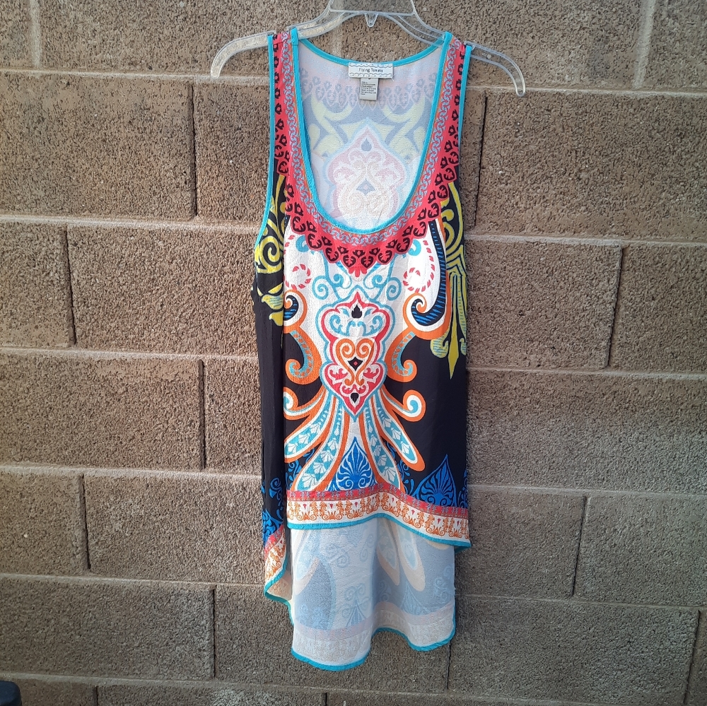 Tunic high low top